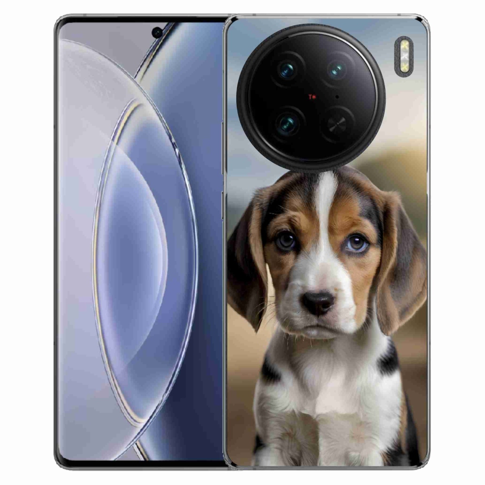 Gélový kryt mmCase na Vivo X90 Pro - roztomilý bígl