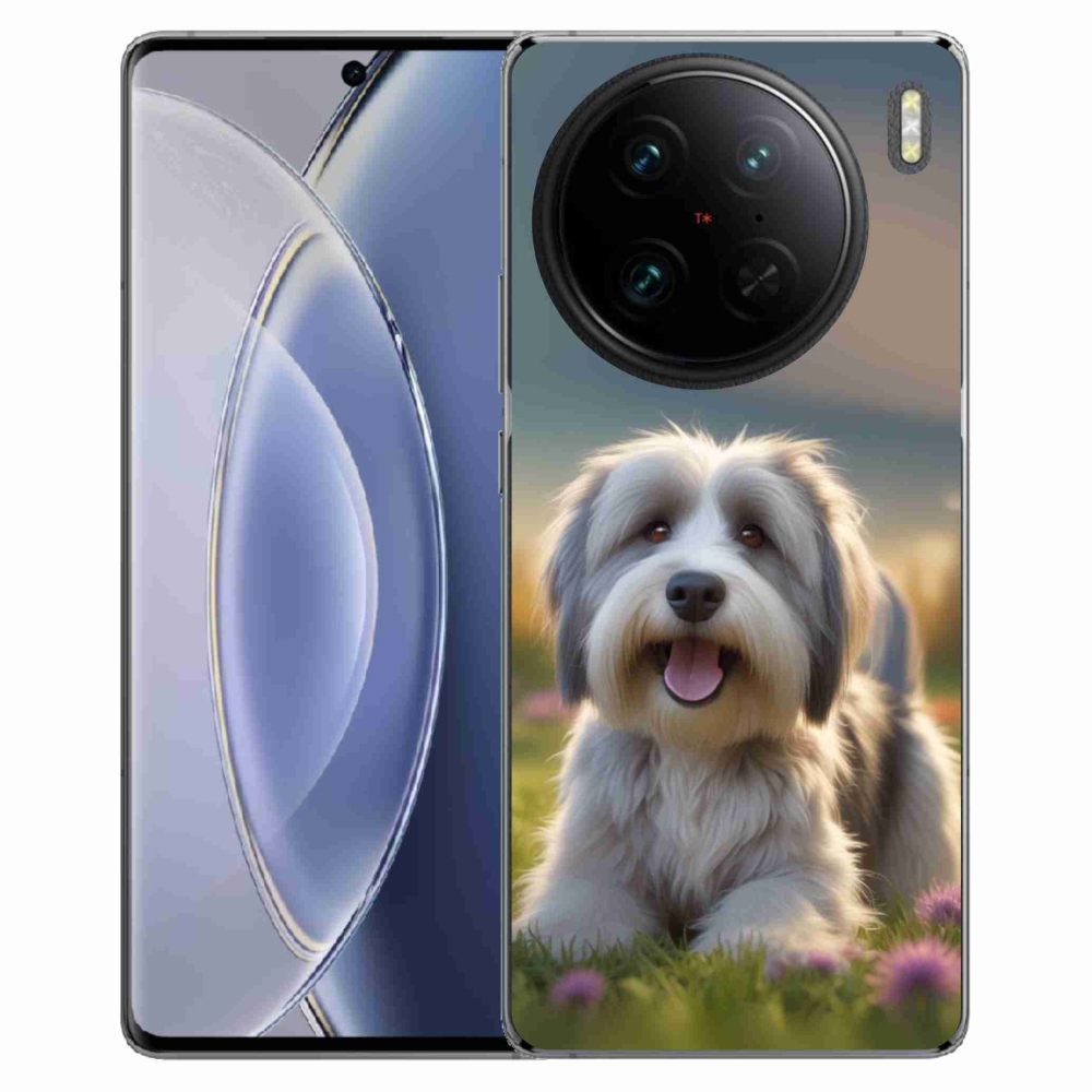 Gélový kryt mmCase na Vivo X90 Pro - roztomilý havanský psík