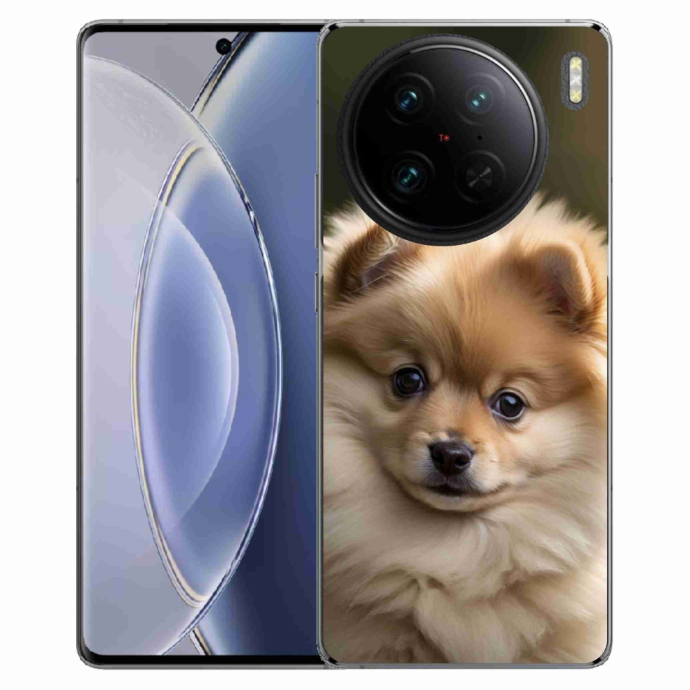 Gélový kryt mmCase na Vivo X90 Pro - roztomilý pomeranian 2
