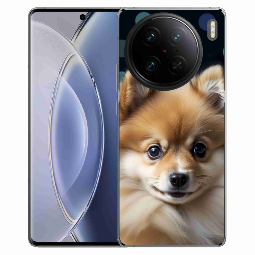 Gélový kryt mmCase na Vivo X90 Pro - roztomilý pomeranian