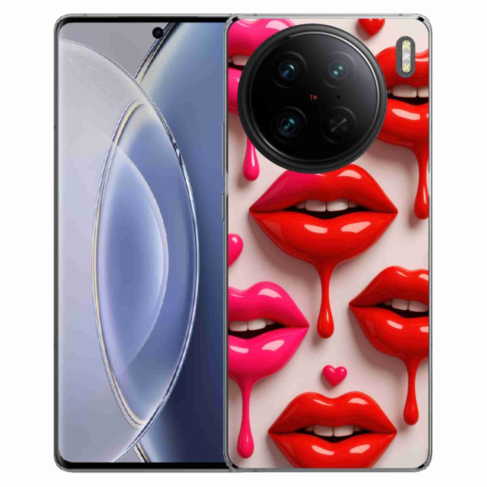 Gélový kryt mmCase na Vivo X90 Pro - pery 2