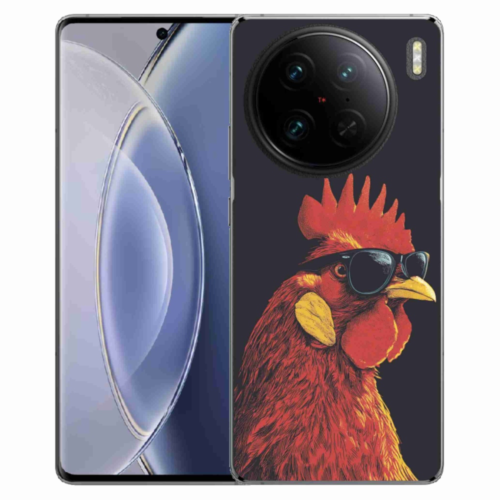 Gélový kryt mmCase na Vivo X90 Pro - štýlový kohút