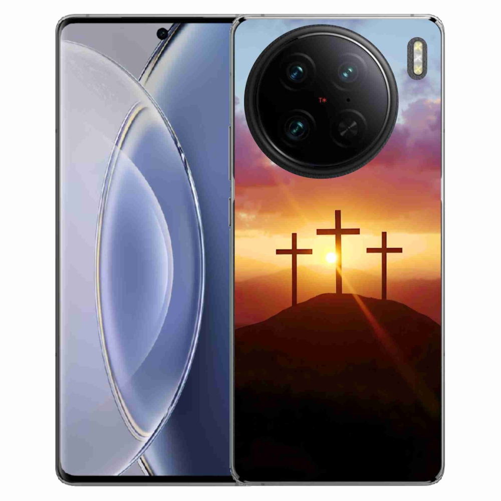 Gélový kryt mmCase na Vivo X90 Pro - tri kríža