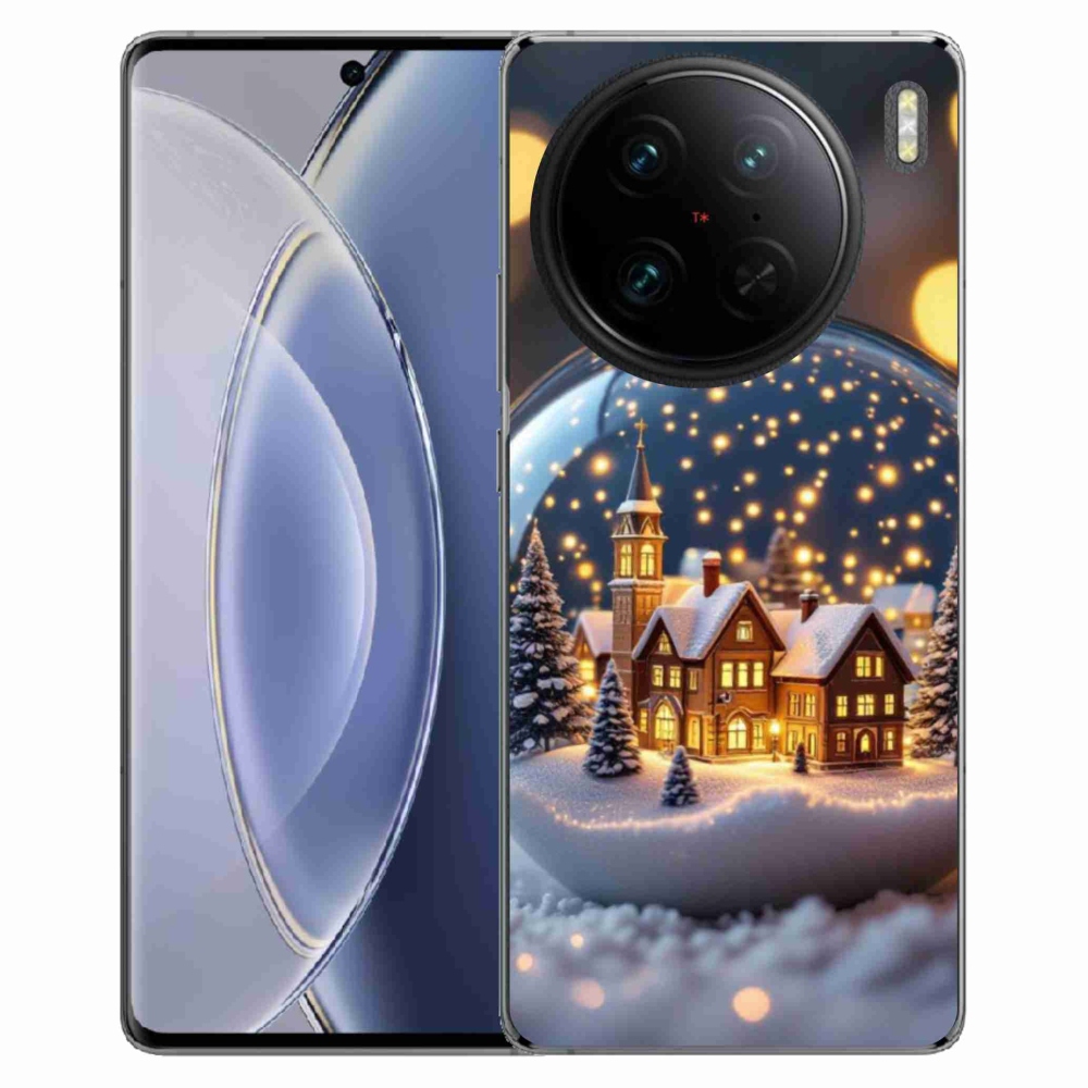 Gélový kryt mmCase na Vivo X90 Pro - vianočné gule 4