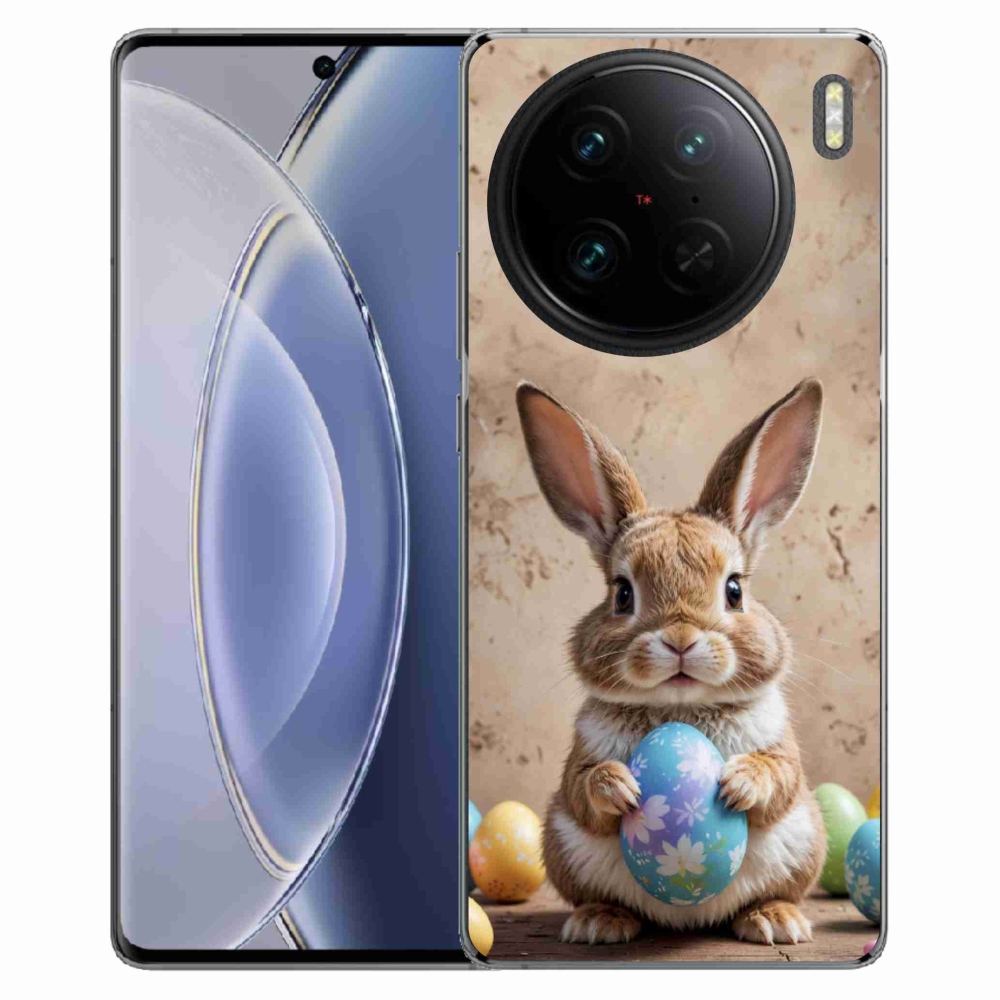 Gélový kryt mmCase na Vivo X90 Pro - veľkonočný zajačik