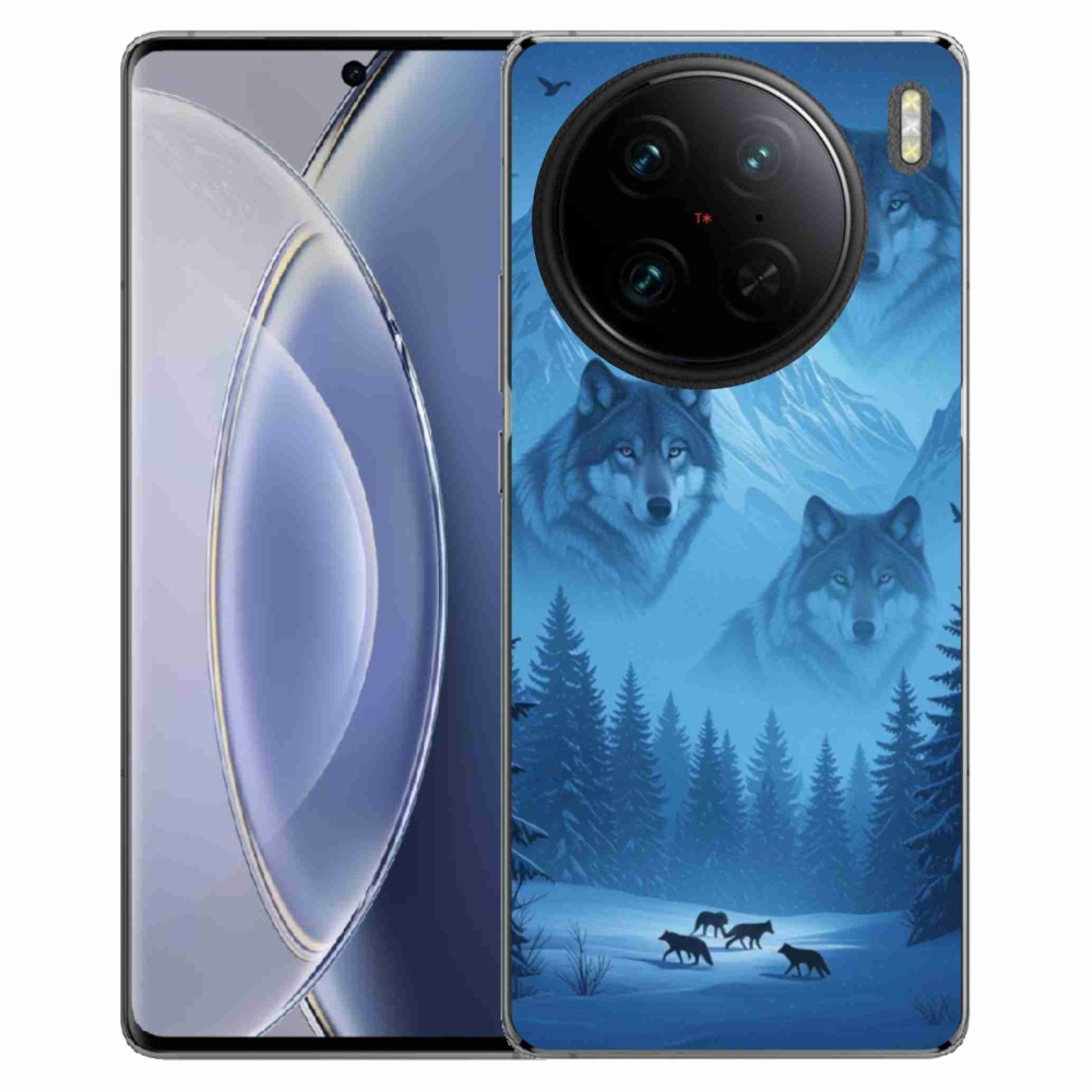 Gélový kryt mmCase na Vivo X90 Pro - vlčia svorka