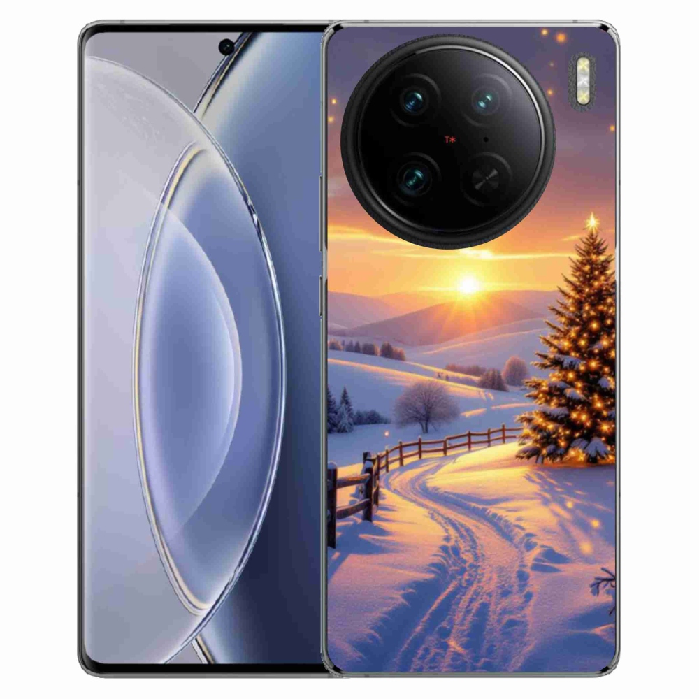Gélový kryt mmCase na Vivo X90 Pro - zimná krajina