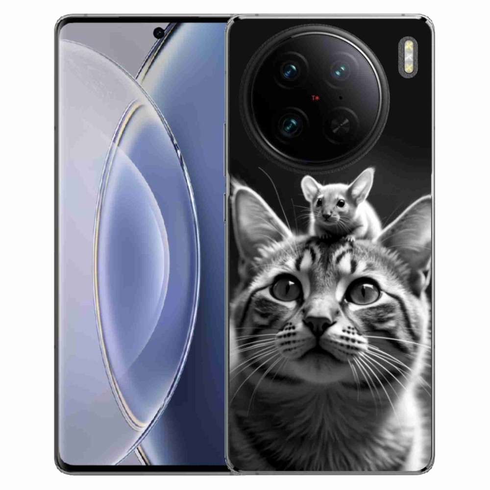 Gélový kryt mmCase na Vivo X90 Pro - zvieracie priateľstvo 2