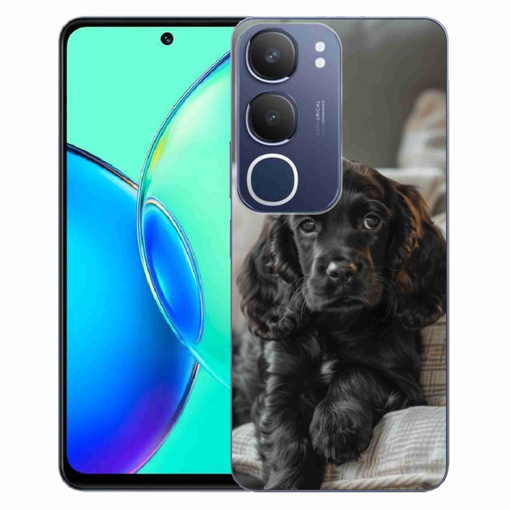 Gélový kryt mmCase na Vivo Y19S - anglický kokeršpaniel