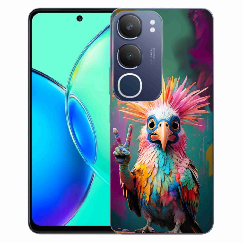 Gélový kryt mmCase na Vivo Y19S - farebný rebel