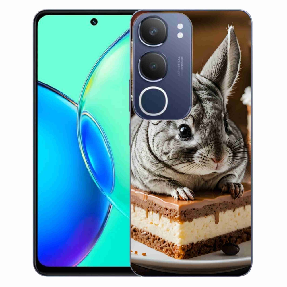 Gélový kryt mmCase na Vivo Y19S - činčila