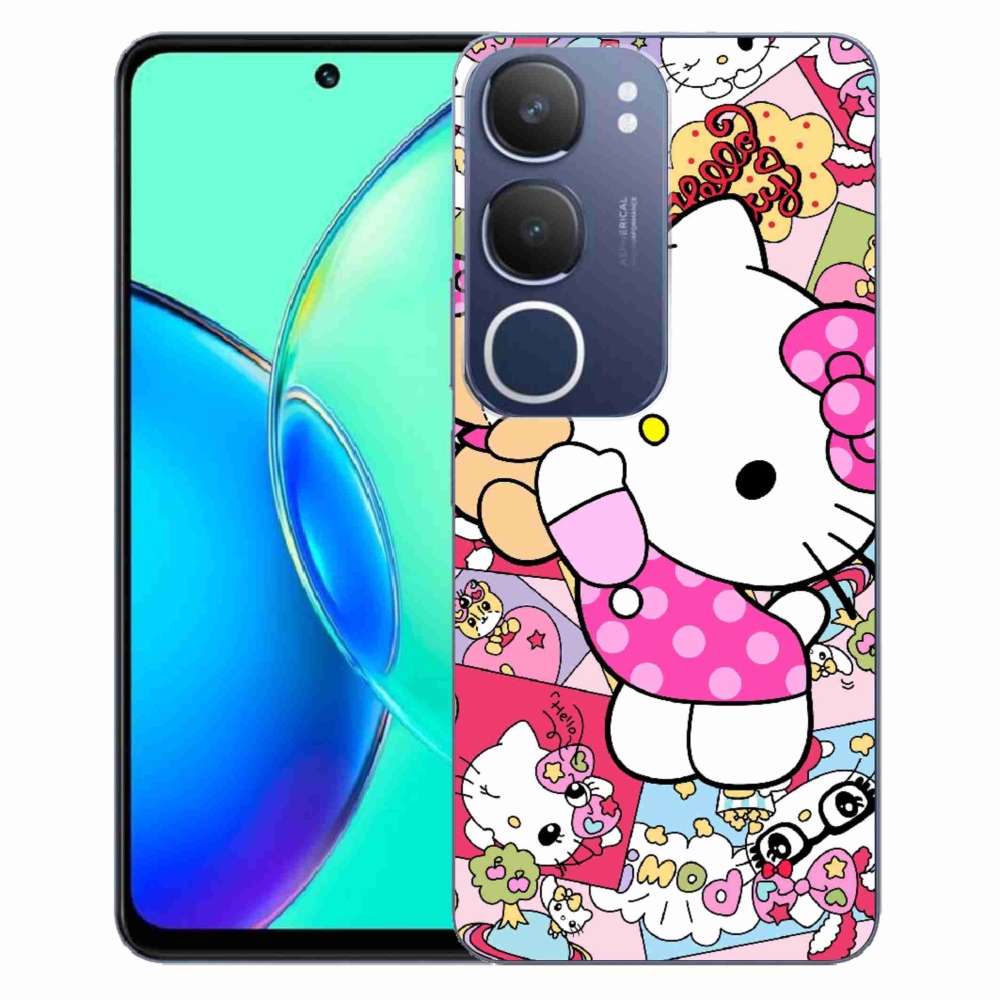 Gélový kryt mmCase na Vivo Y19S - cute kitty