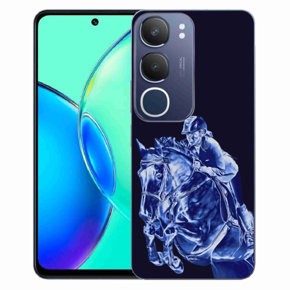 Gélový kryt mmCase na Vivo Y19S - dostihový kôň
