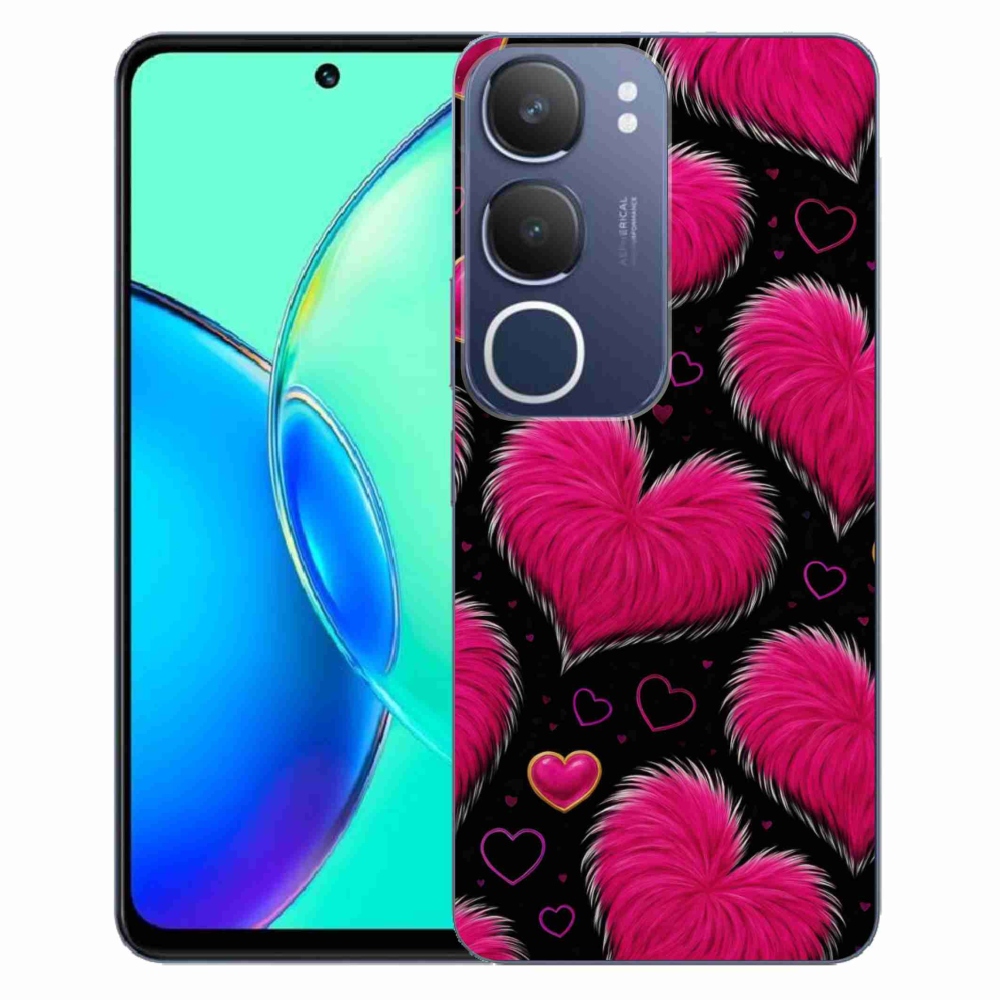 Gélový kryt mmCase na Vivo Y19S - hebké srdce