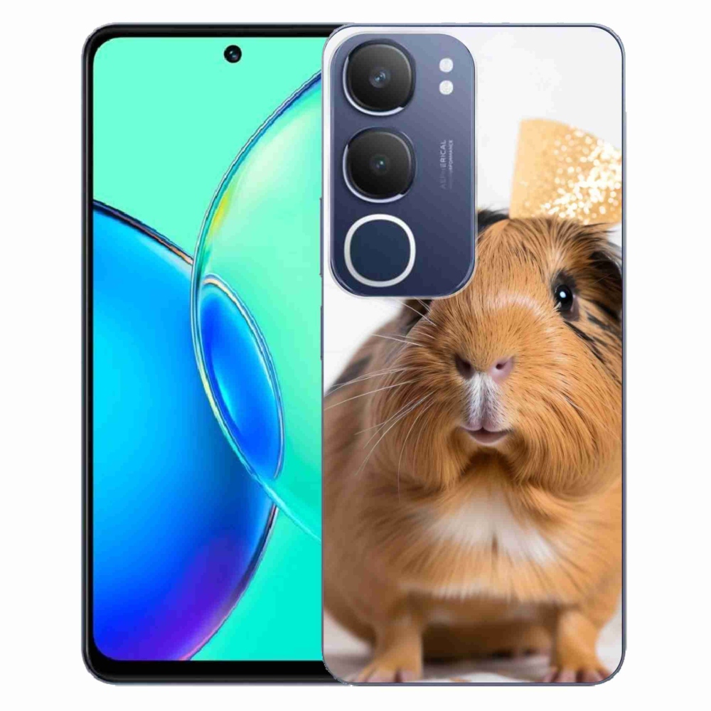 Gélový kryt mmCase na Vivo Y19S - hnedé morča
