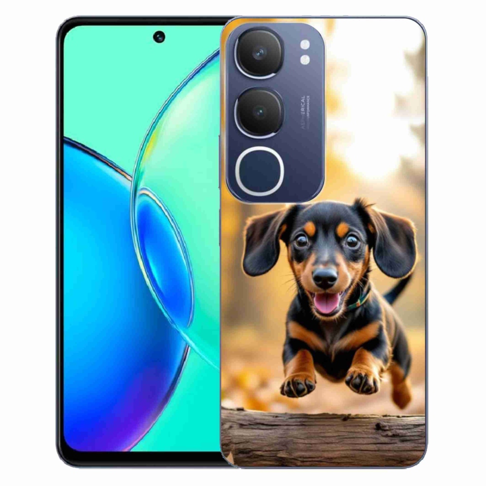 Gélový kryt mmCase na Vivo Y19S - jazvečík 2
