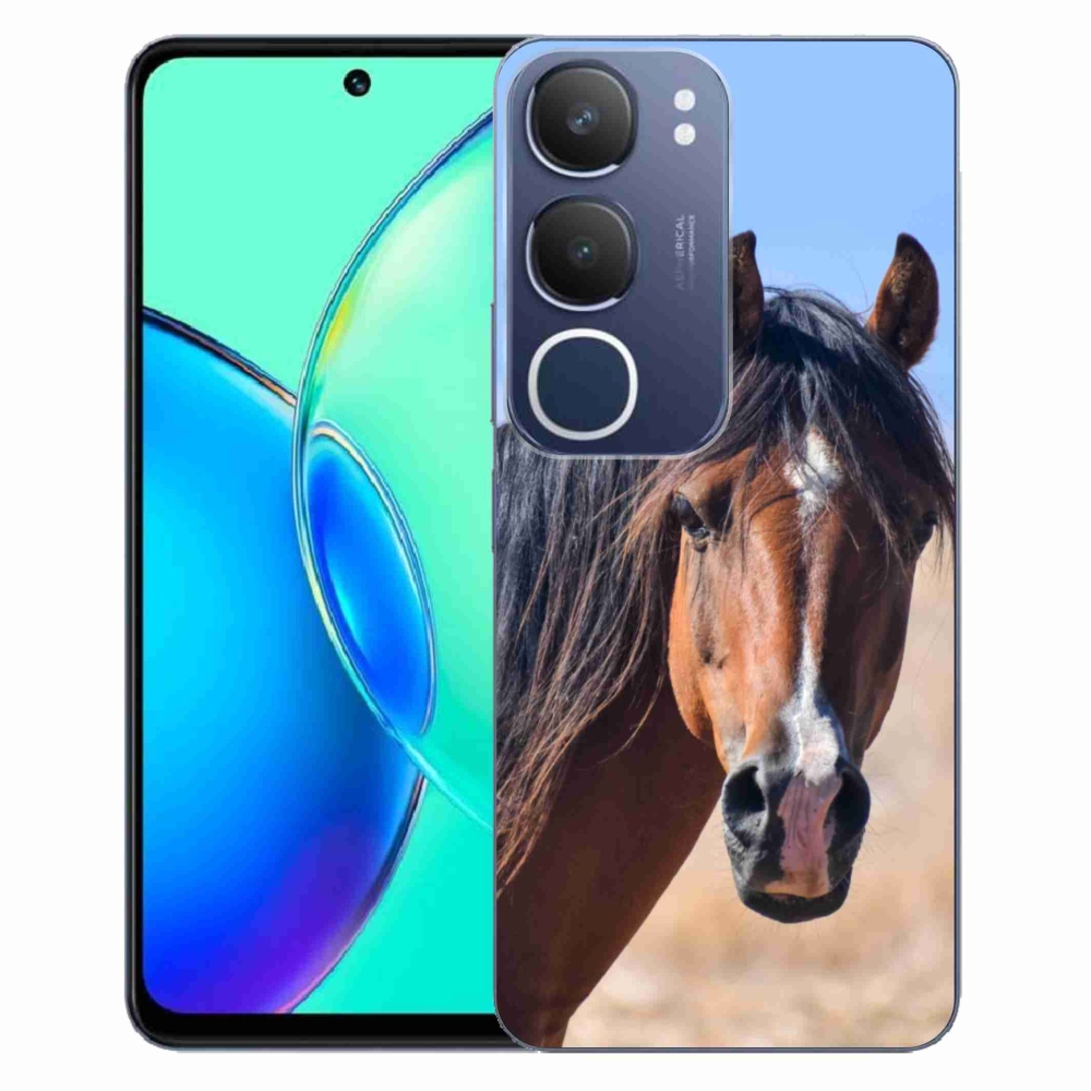 Gélový kryt mmCase na Vivo Y19S - pokojný kôň