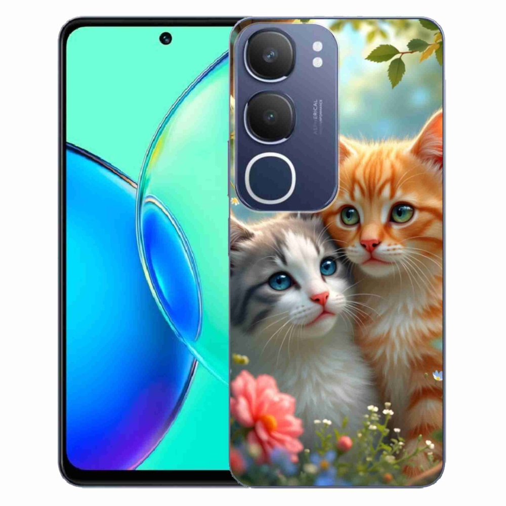 Gélový kryt mmCase na Vivo Y19S - mačacia láska 2