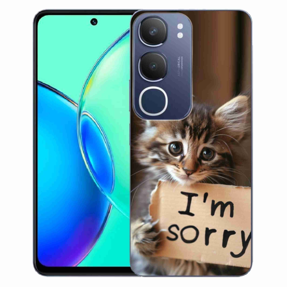 Gélový kryt mmCase na Vivo Y19S - mačacie ospravedlnenie