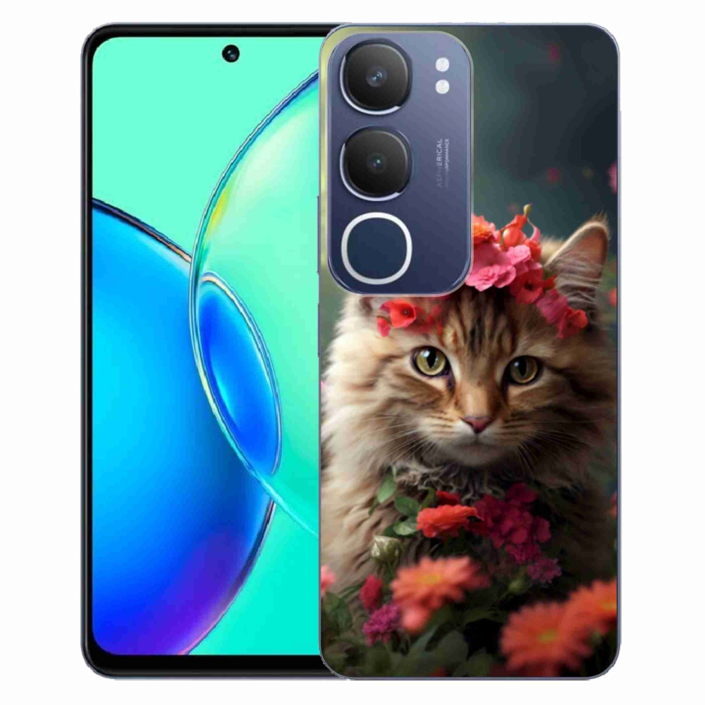 Gélový kryt mmCase na Vivo Y19S - mačacia princezná