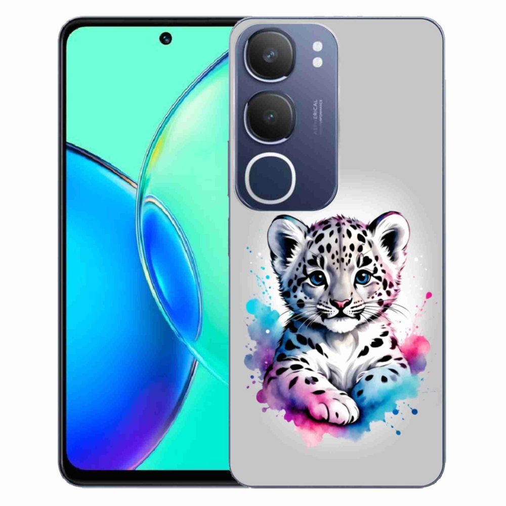 Gélový kryt mmCase na Vivo Y19S - leopardej mláďa