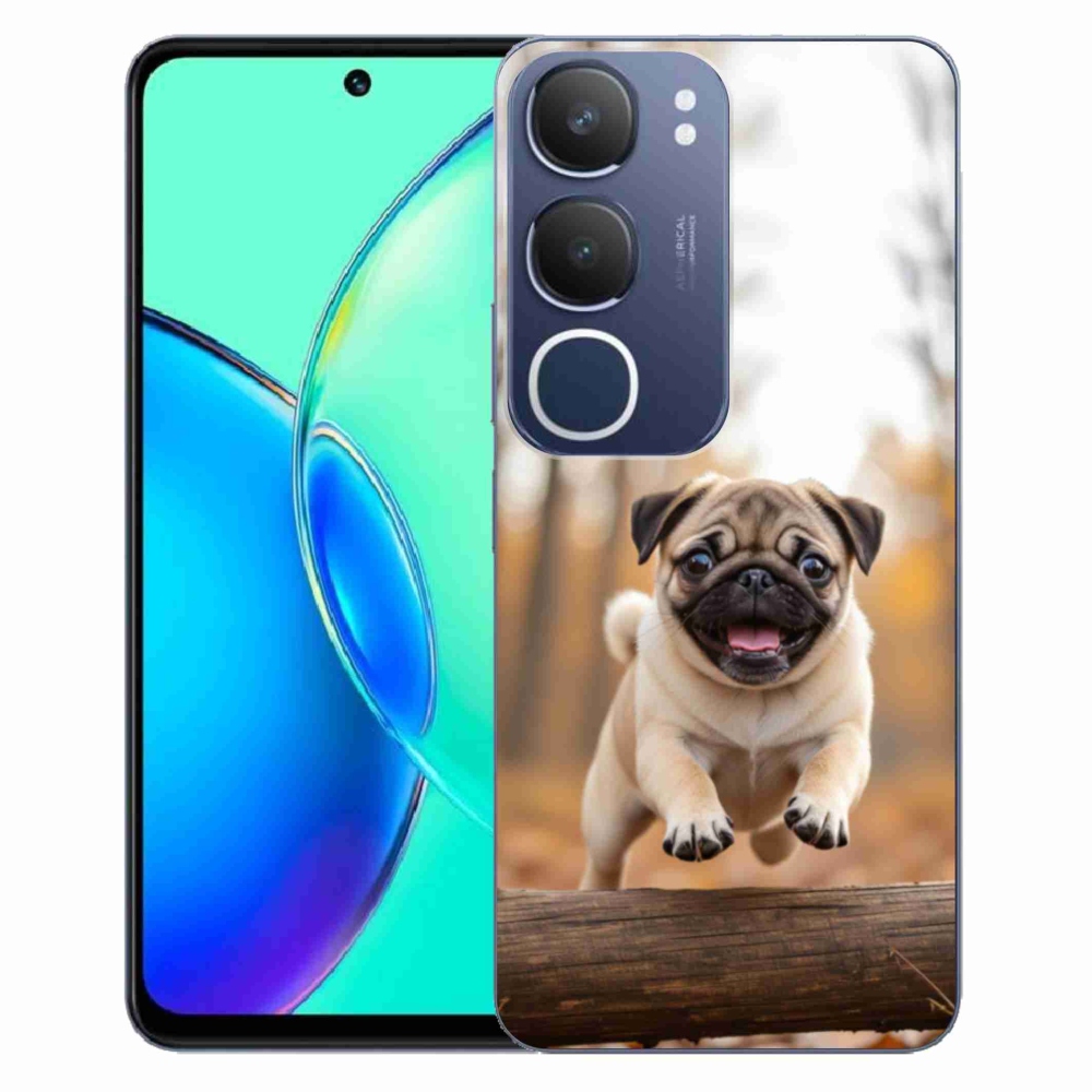 Gélový kryt mmCase na Vivo Y19S - mops 2
