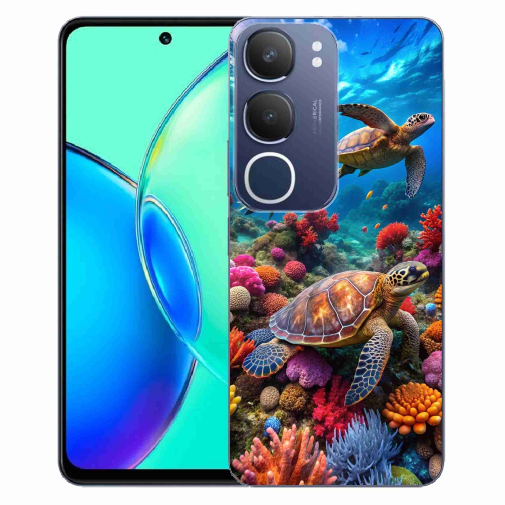 Gélový kryt mmCase na Vivo Y19S - morský svet 2