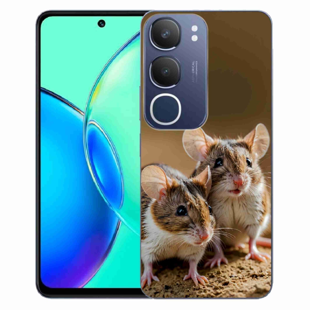 Gélový kryt mmCase na Vivo Y19S - myší duo