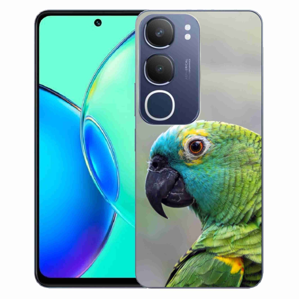 Gélový kryt mmCase na Vivo Y19S - papagáj amazoňan