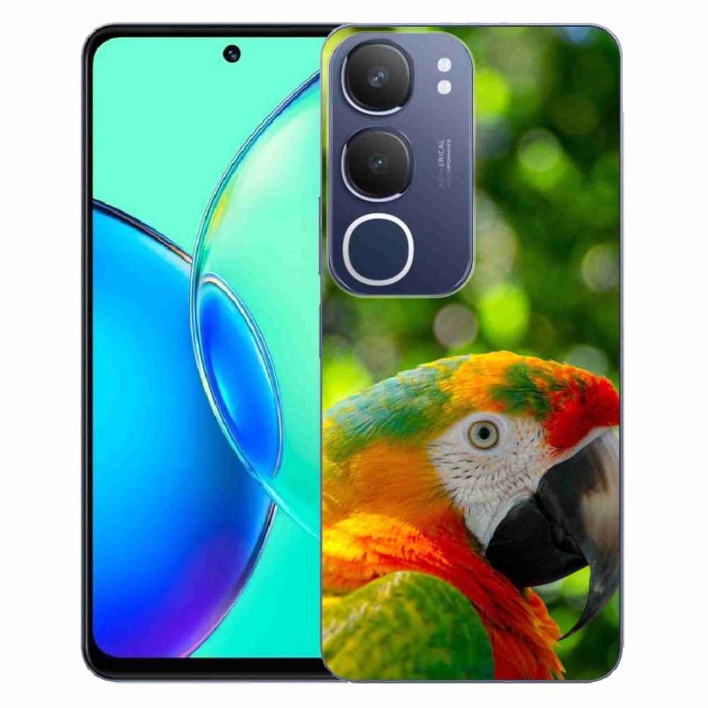 Gélový kryt mmCase na Vivo Y19S - papagáj ara 3