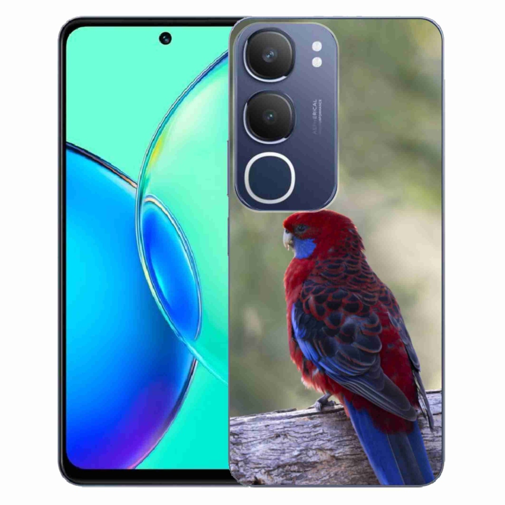 Gélový kryt mmCase na Vivo Y19S - papagáj rosela