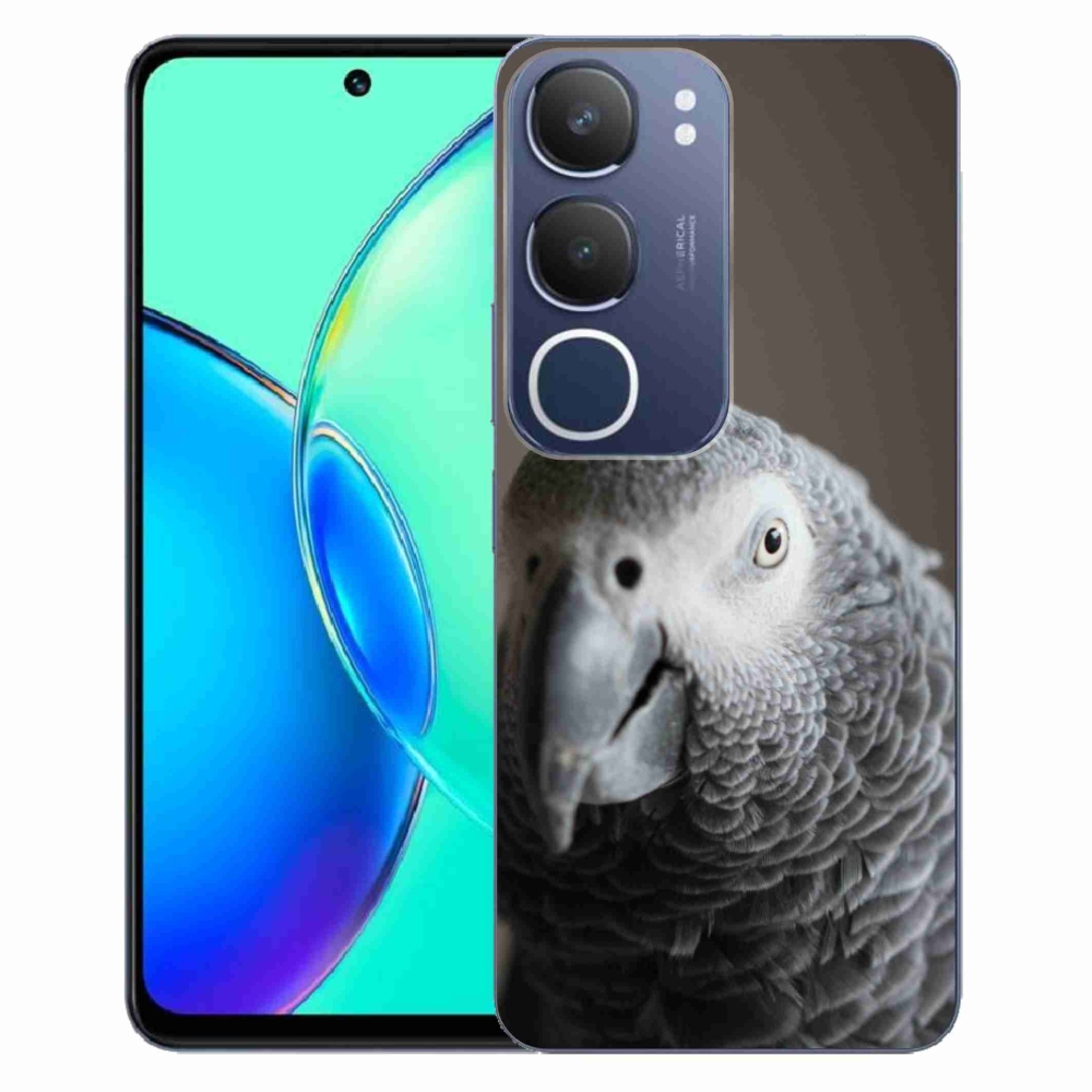 Gélový kryt mmCase na Vivo Y19S - papagáj žako 2