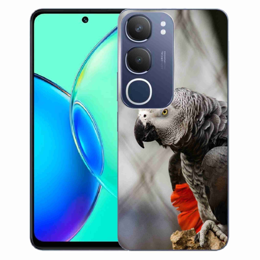 Gélový kryt mmCase na Vivo Y19S - papagáj žako 3