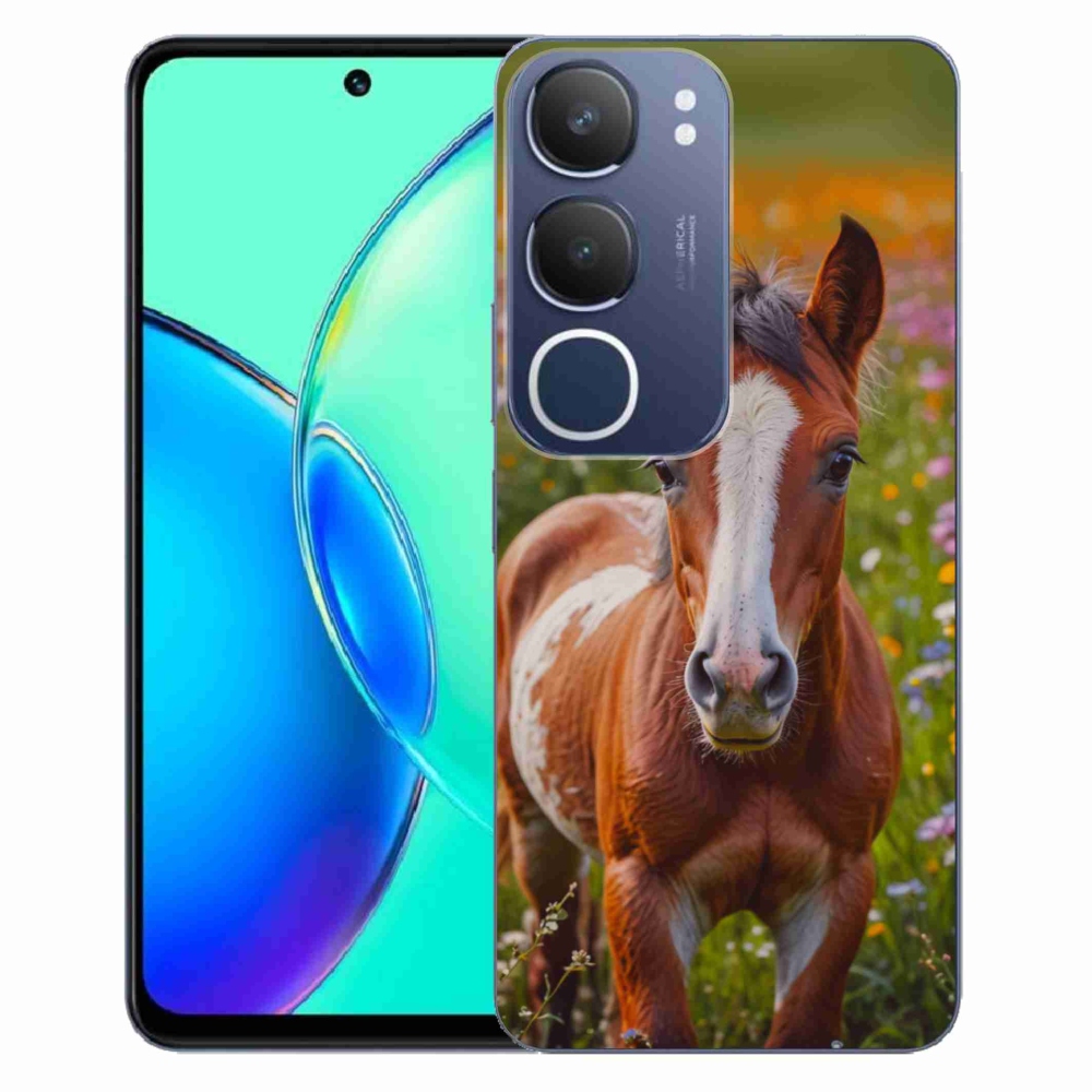 Gélový kryt mmCase na Vivo Y19S - roztomilé žriebä
