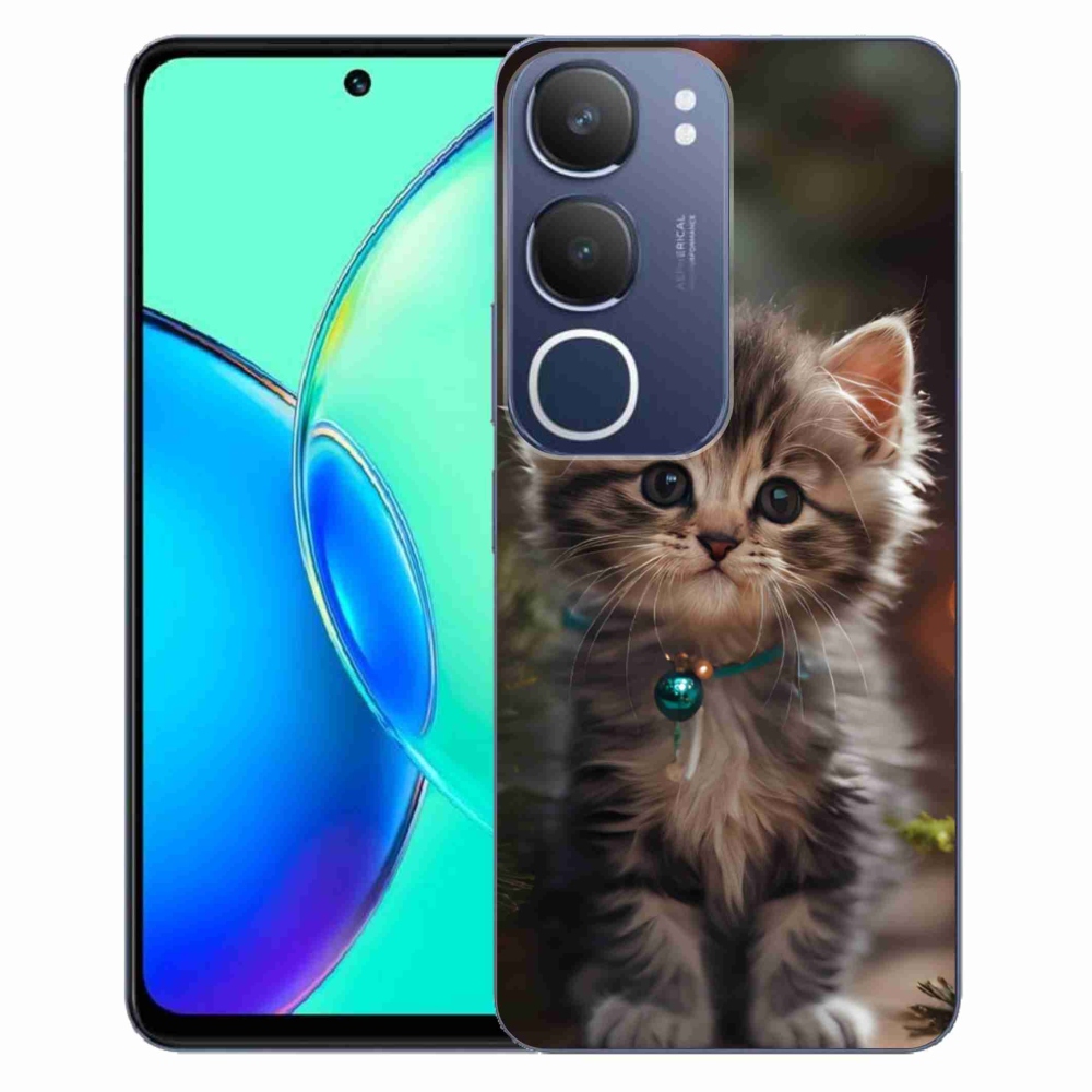 Gélový kryt mmCase na Vivo Y19S - roztomilé mačiatko 11
