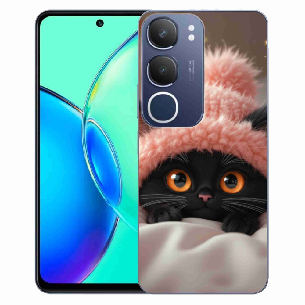 Gélový kryt mmCase na Vivo Y19S - roztomilé mačiatko 7