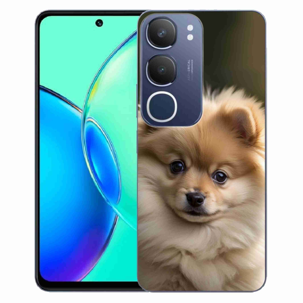 Gélový kryt mmCase na Vivo Y19S - roztomilý pomeranian 2