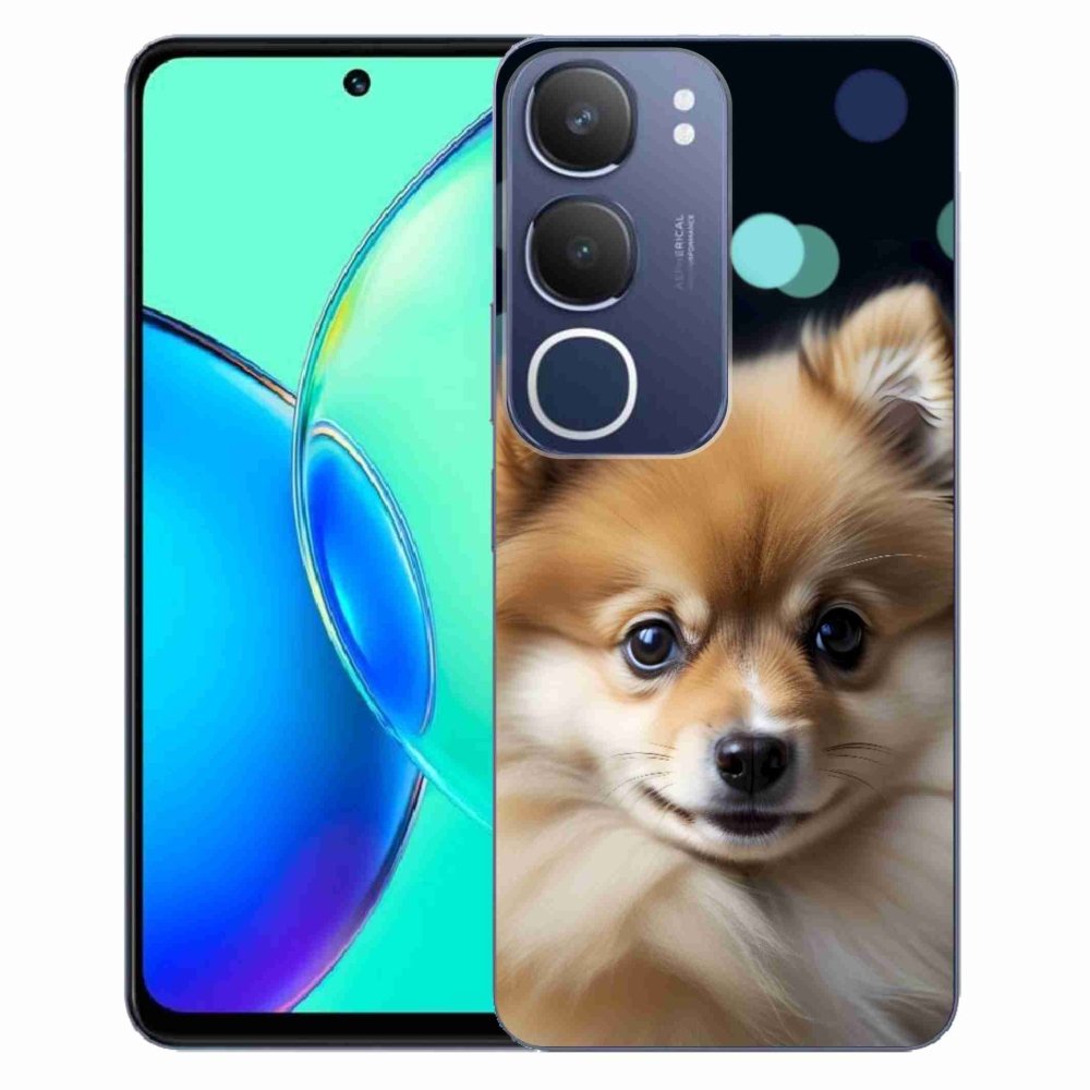 Gélový kryt mmCase na Vivo Y19S - roztomilý pomeranian