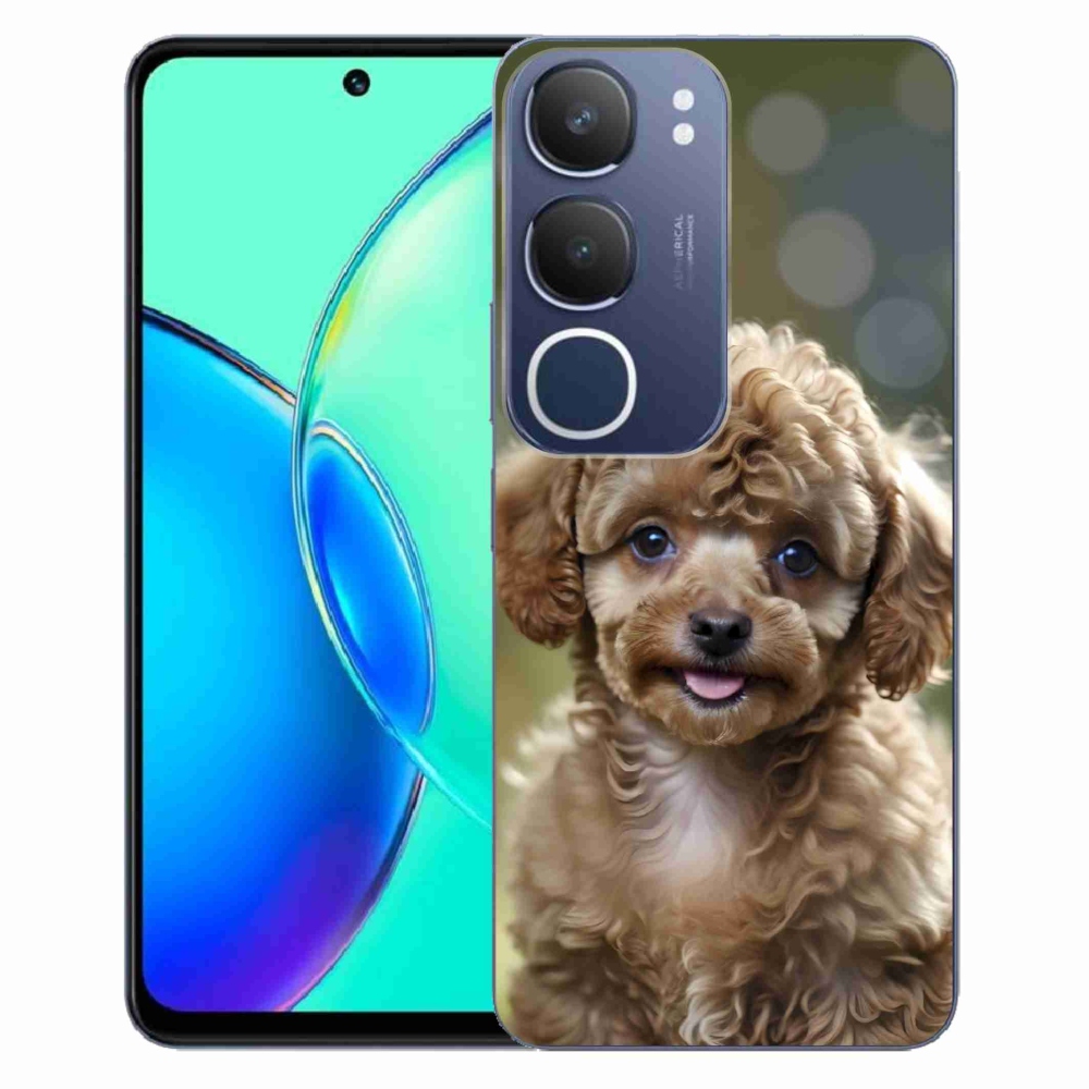 Gélový kryt mmCase na Vivo Y19S - roztomilý pudel