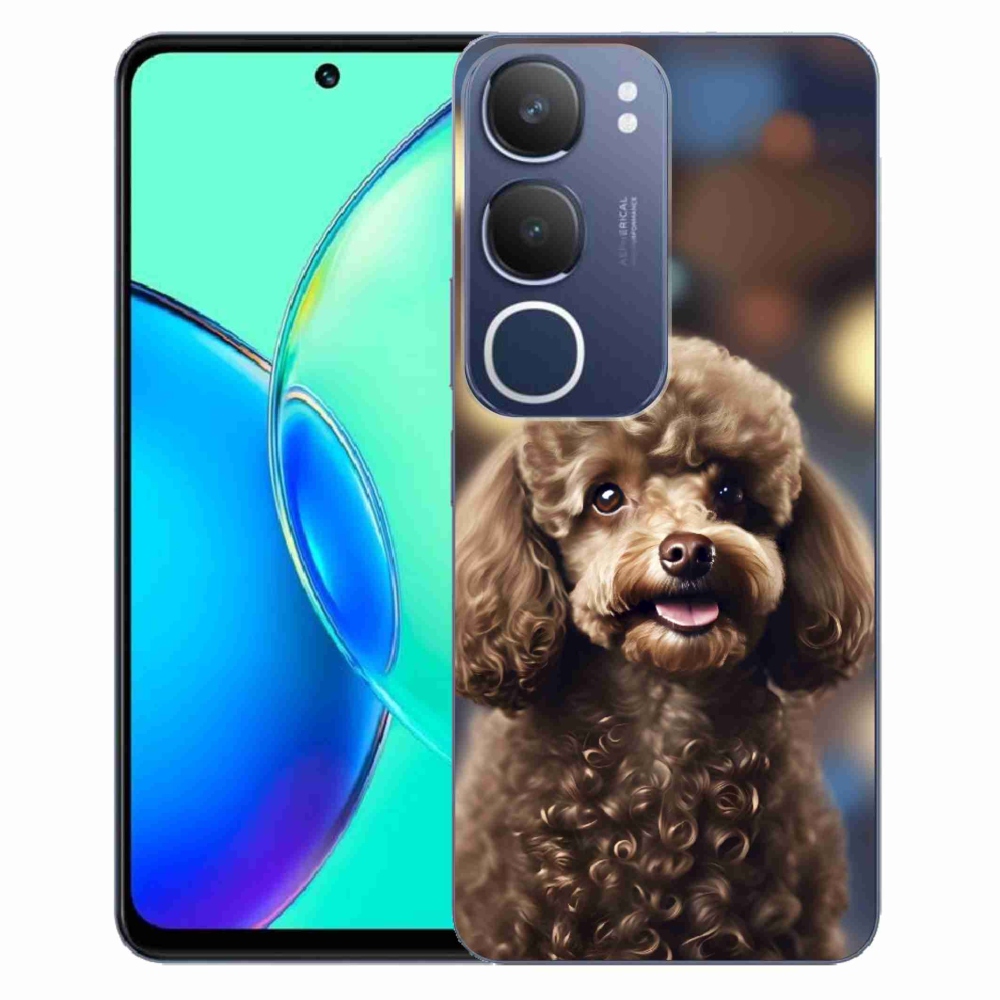 Gélový kryt mmCase na Vivo Y19S - roztomilý pudel