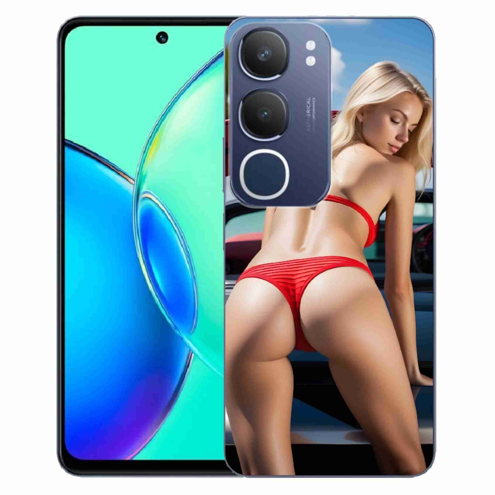 Gélový kryt mmCase na Vivo Y19S - sexy žena 2