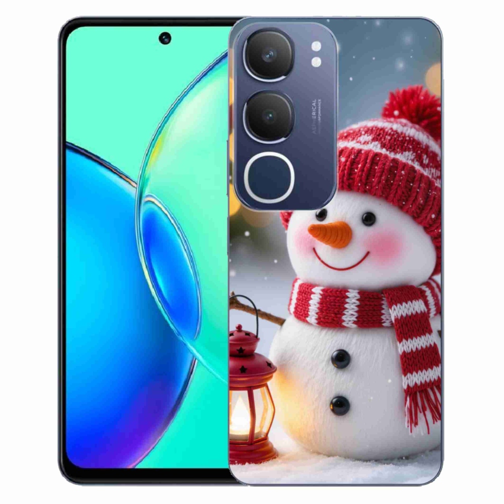 Gélový kryt mmCase na Vivo Y19S - snehuliak 2