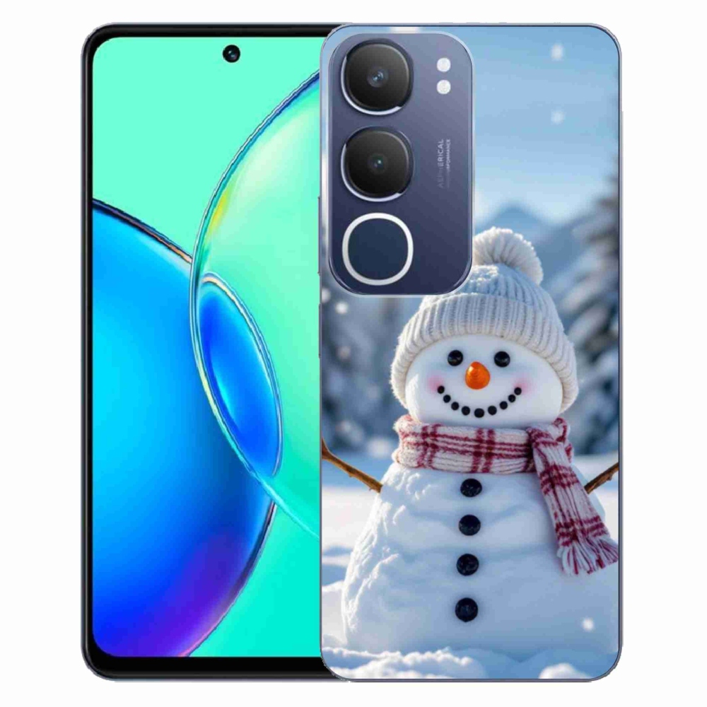 Gélový kryt mmCase na Vivo Y19S - snehuliak 3