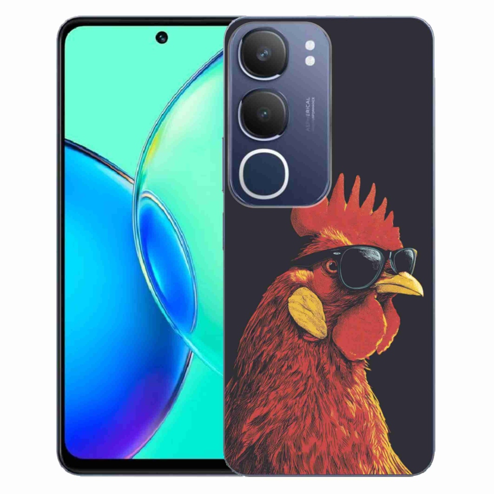 Gélový kryt mmCase na Vivo Y19S - štýlový kohút