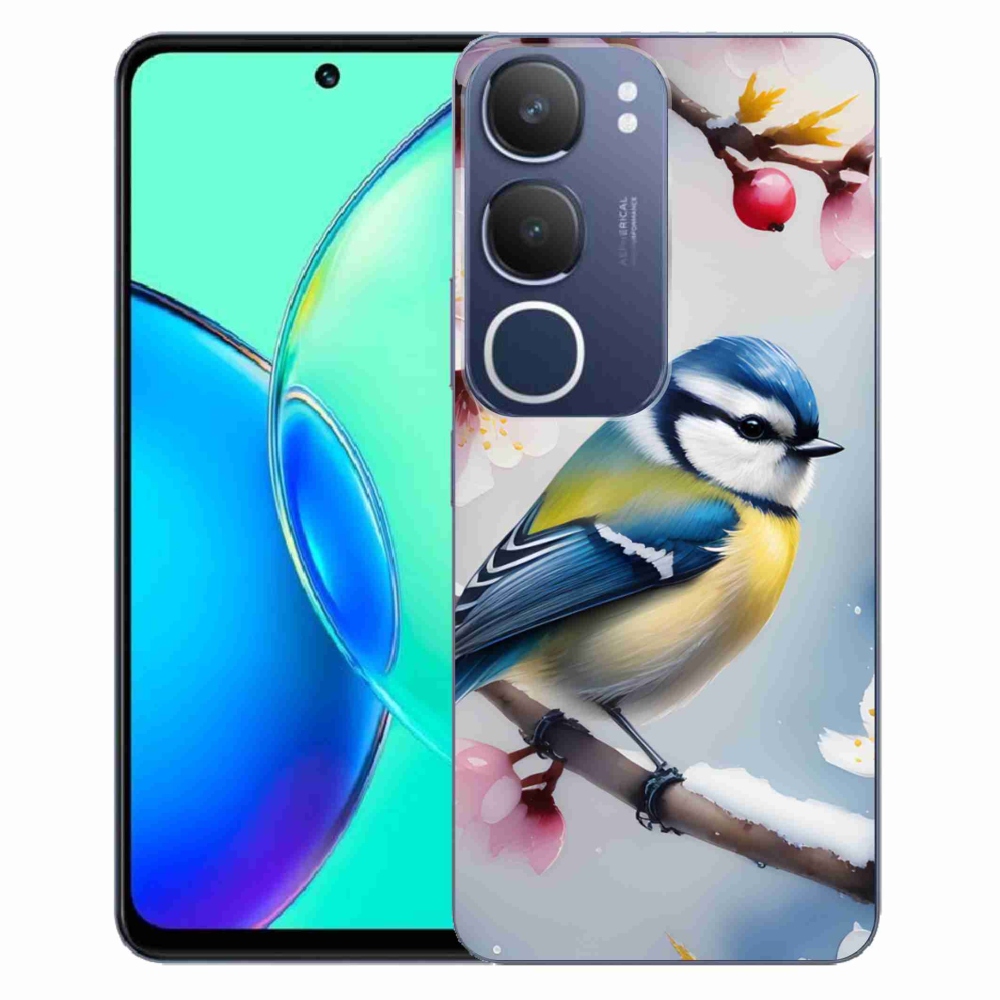 Gélový kryt mmCase na Vivo Y19S - sýkorka