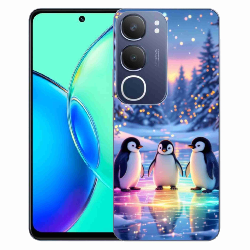 Gélový kryt mmCase na Vivo Y19S - tučniaky