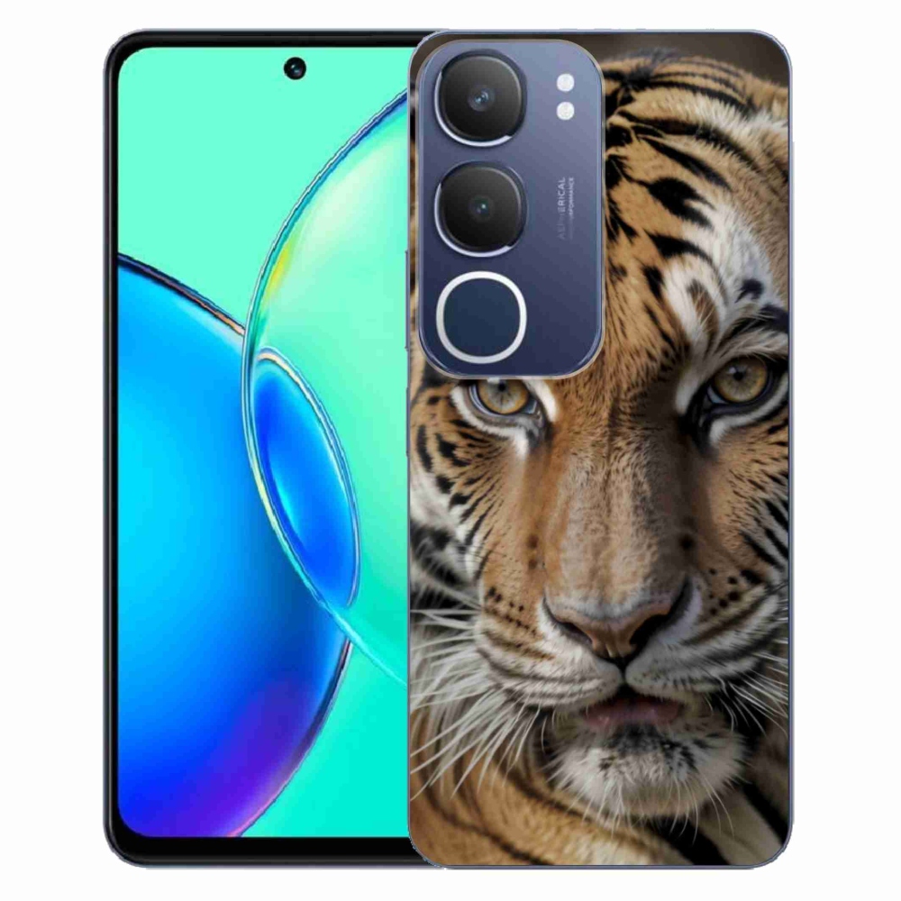 Gélový kryt mmCase na Vivo Y19S - tigrie pohľad