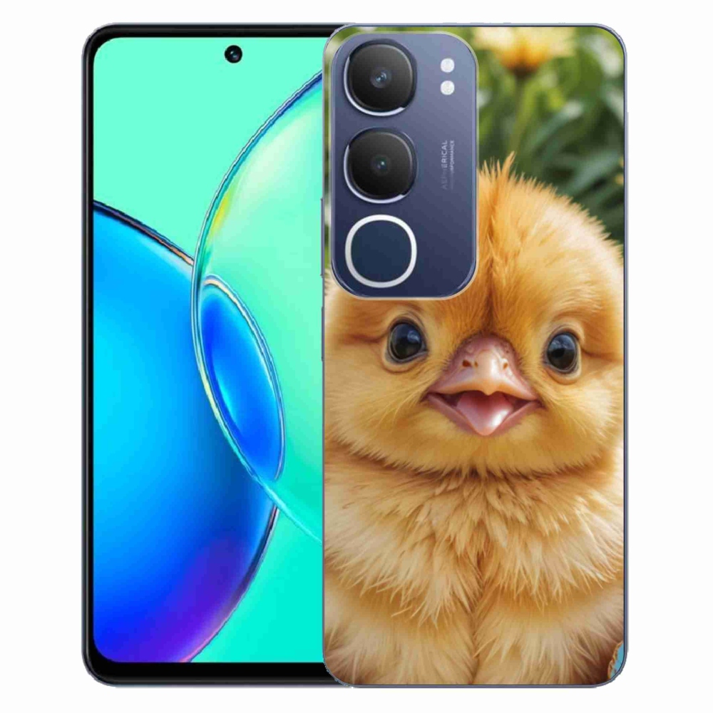 Gélový kryt mmCase na Vivo Y19S - veselé kuriatko