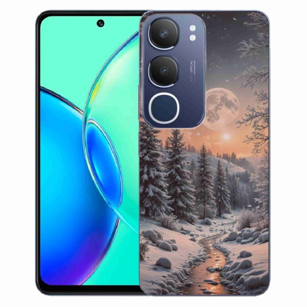 Gélový kryt mmCase na Vivo Y19S - zimná krajina 2