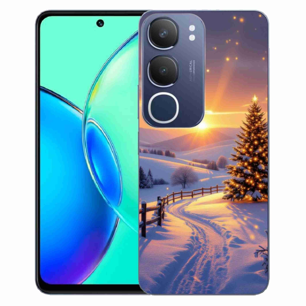 Gélový kryt mmCase na Vivo Y19S - zimná krajina